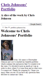 Mobile Screenshot of portfolio.cjohnson.id.au